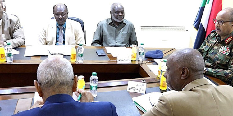 *عضو مجلس السيادة الفريق مهندس بحري إبراهيم جابر يترأس إجتماع اللجنة العليا للتعامل مع الأمم المتحدة*