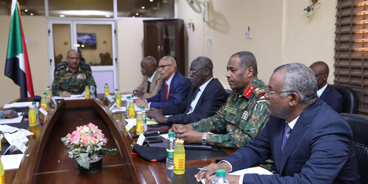 *عضو مجلس السيادة الفريق مهندس بحري إبراهيم جابر يترأس إجتماع اللجنة العليا للتعامل مع الأمم المتحدة*