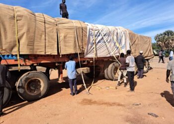 28 شاحنة مساعدات تصل جنوب الخرطوم  نسقهتها غرف طؤاري الخرطوم ومنظمة الغذاء العالمي واليونسيف