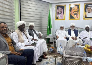 وفد نادي العرب والاتحاد المحلي يهنئ السفير بن جعفر لاستضافة كاس العالم وافتتاح القنصلية في بورسودان